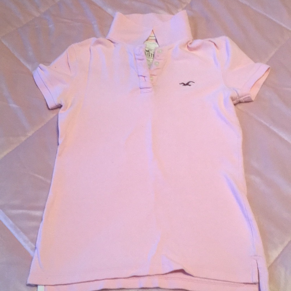 Pink Hollister shirt